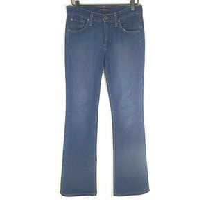 James Jeans Womens Mid Rise Straight Leg 5 Pocket